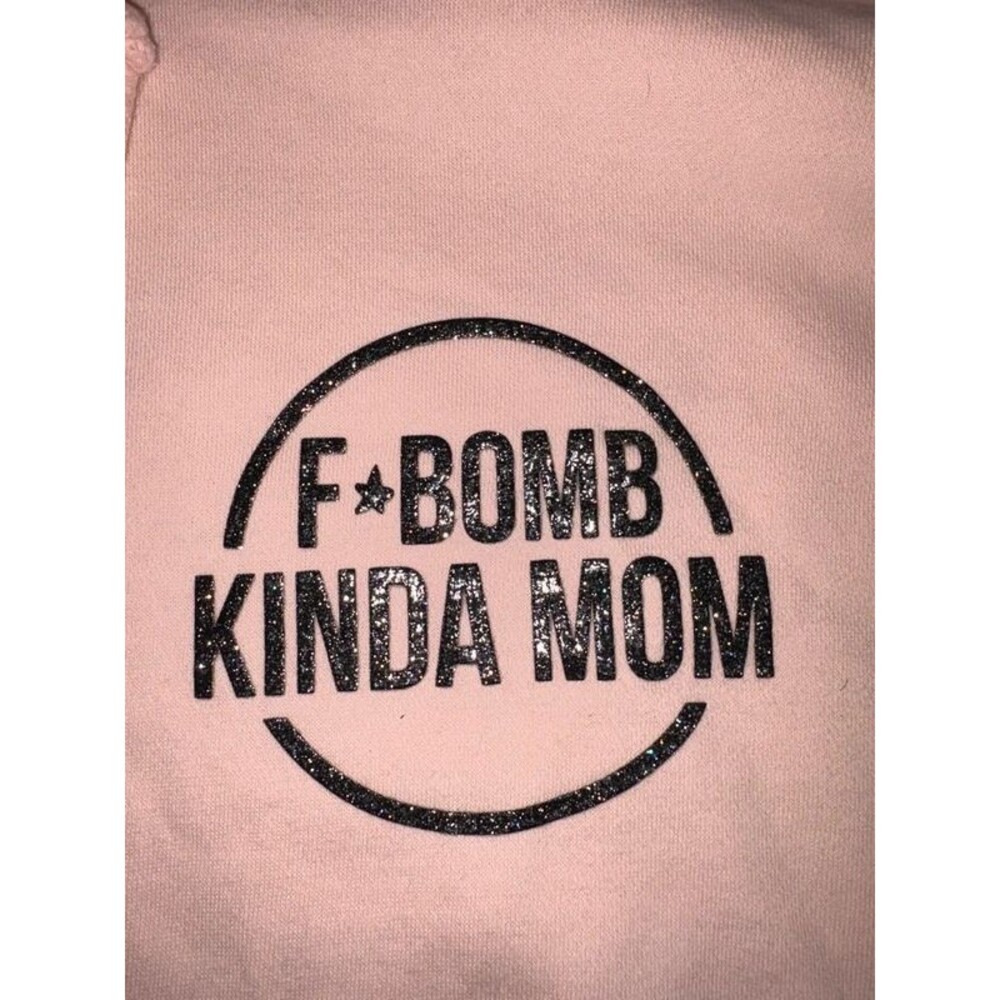 Lane Seven F-Bomb Kinda Mom Hooded Sweatshirt Sz XL